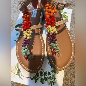 Chelsea and Violet brand new sandals size 10 with multiple colors